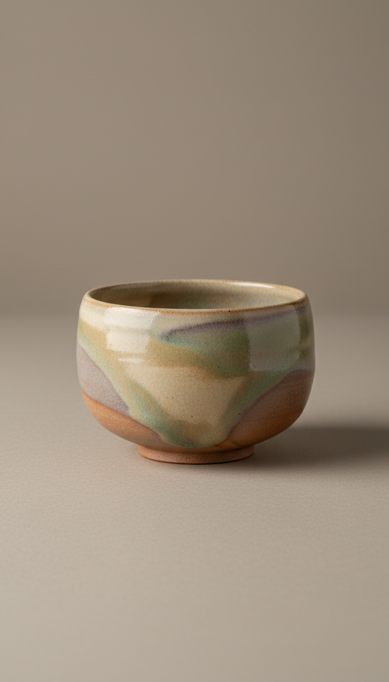 Hand-thrown Ceramic Tea Bowl Matte Finish