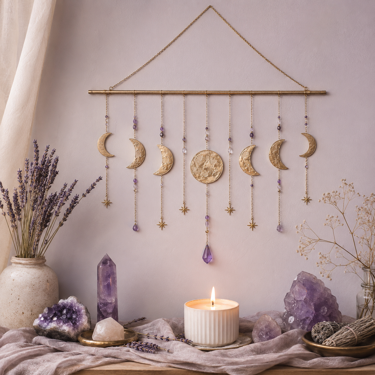Moon Phase Wall Hanging