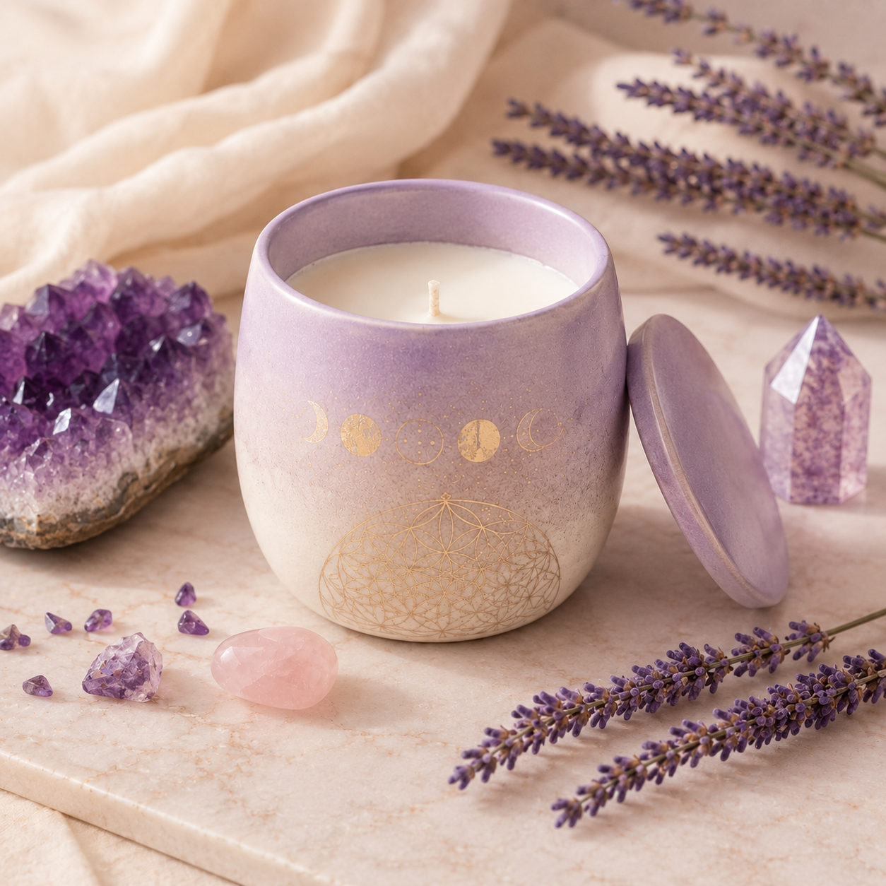 Sacred Violet Flame Candle