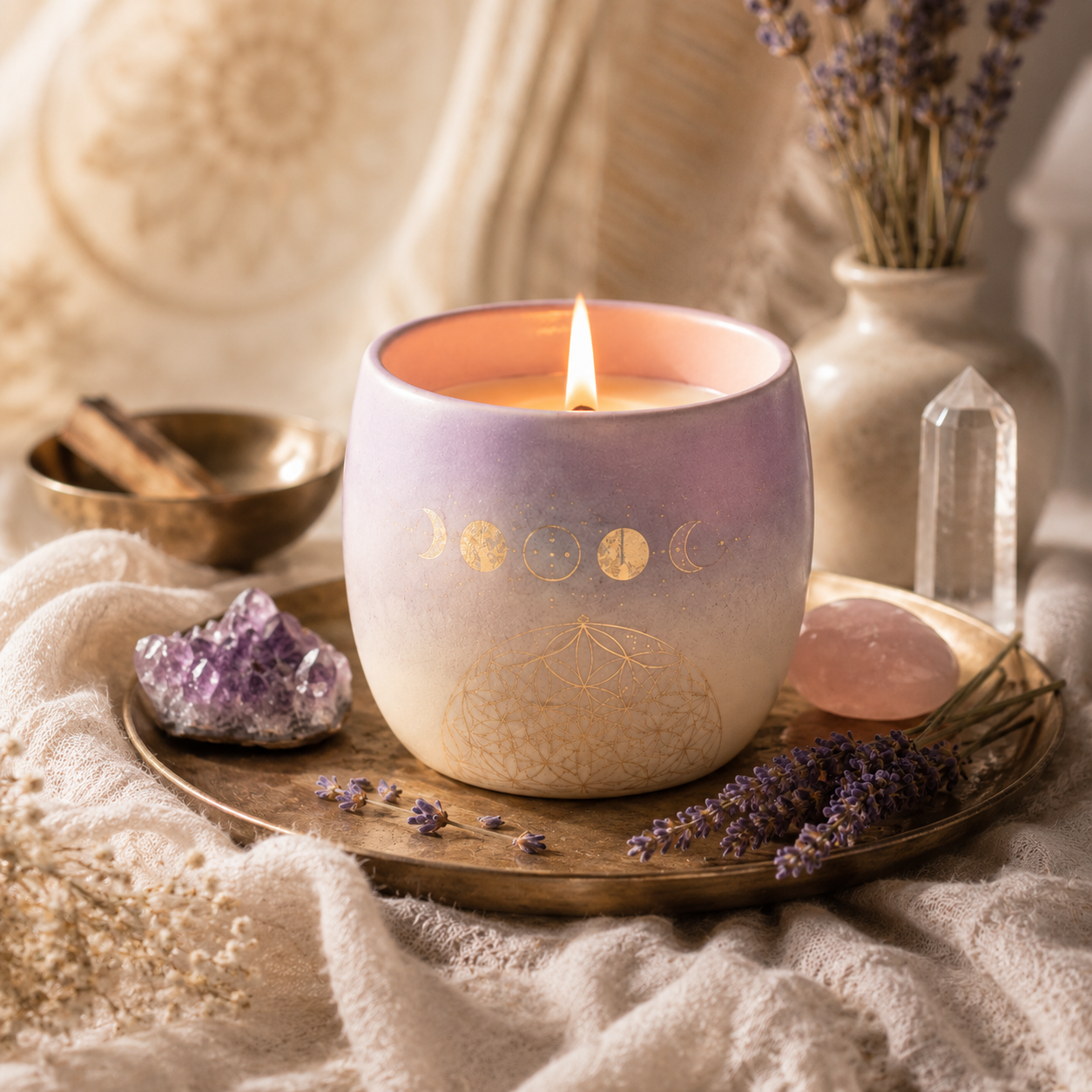Sacred Violet Flame Candle