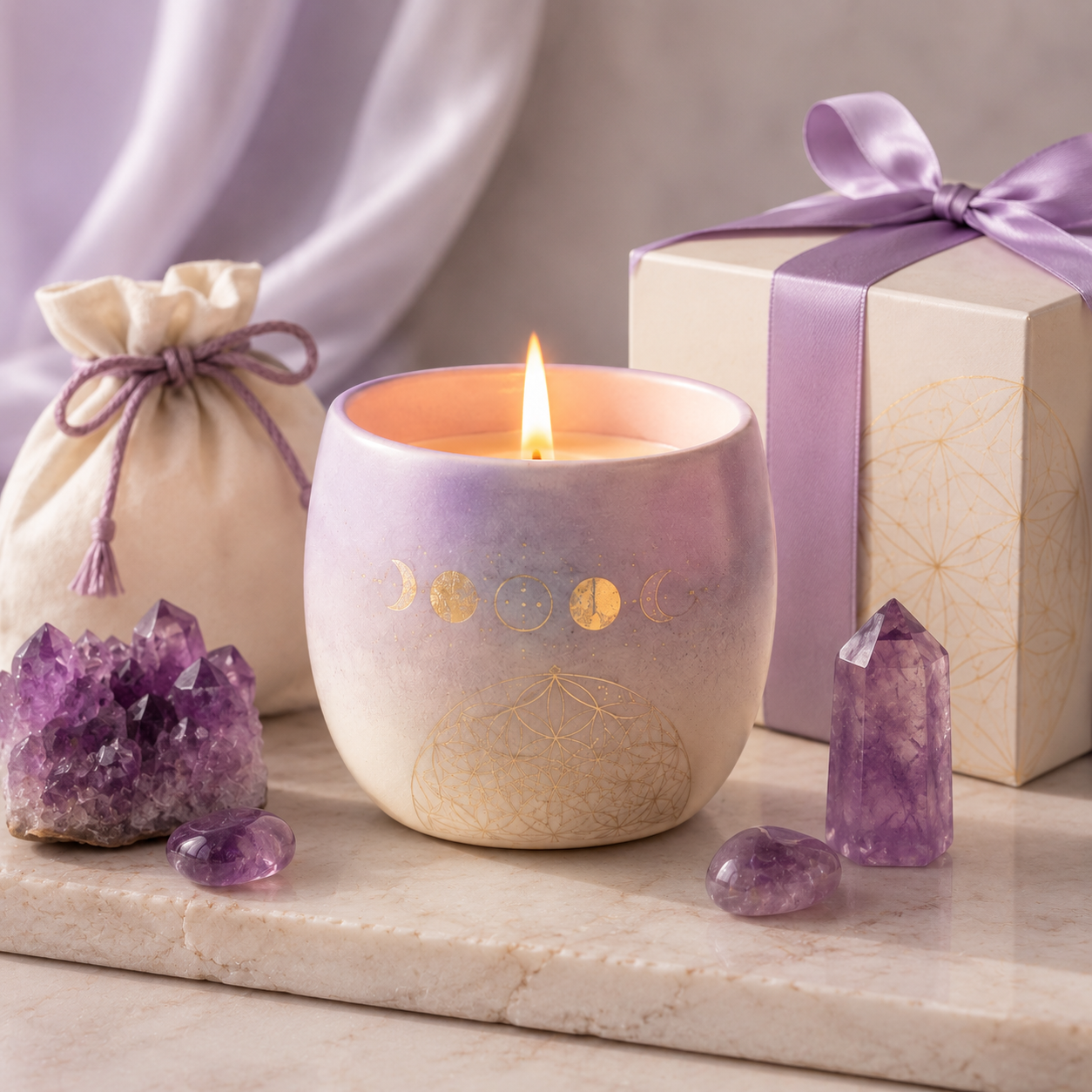 Sacred Violet Flame Candle